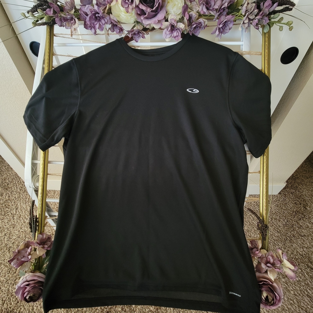 Champion Black Short Sleeve Tee
